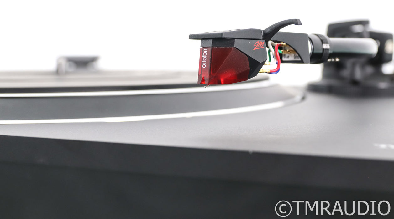 Technics SL-1500C Direct Drive Turntable; Ortofon 2M Red; Black; Onboard Phono