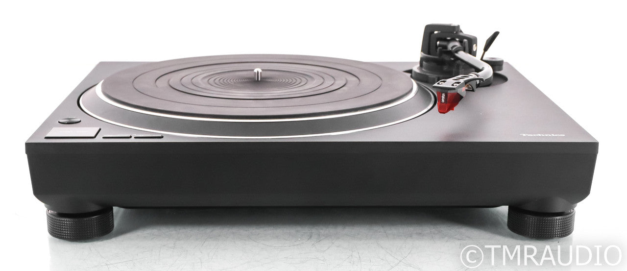 Technics SL-1500C Direct Drive Turntable; Ortofon 2M Red; Black; Onboard Phono