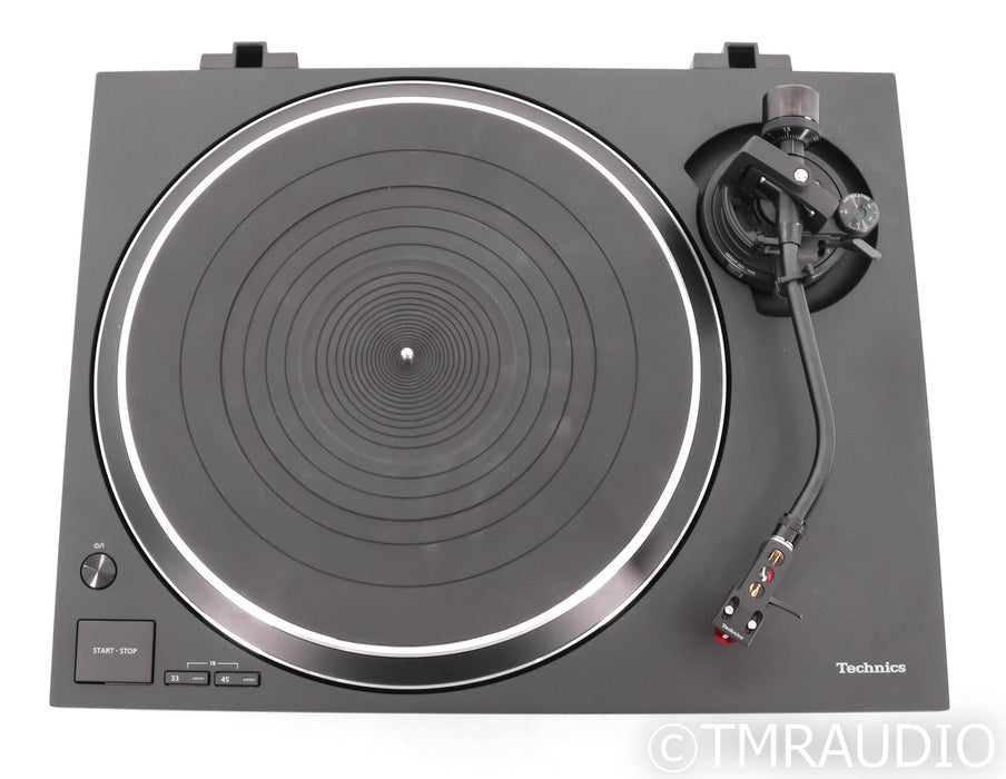 Technics SL-1500C Direct Drive Turntable; Ortofon 2M Red; Black; Onboard Phono