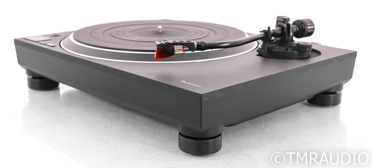 Technics SL-1500C Direct Drive Turntable; Ortofon 2M Red; Black; Onboard Phono