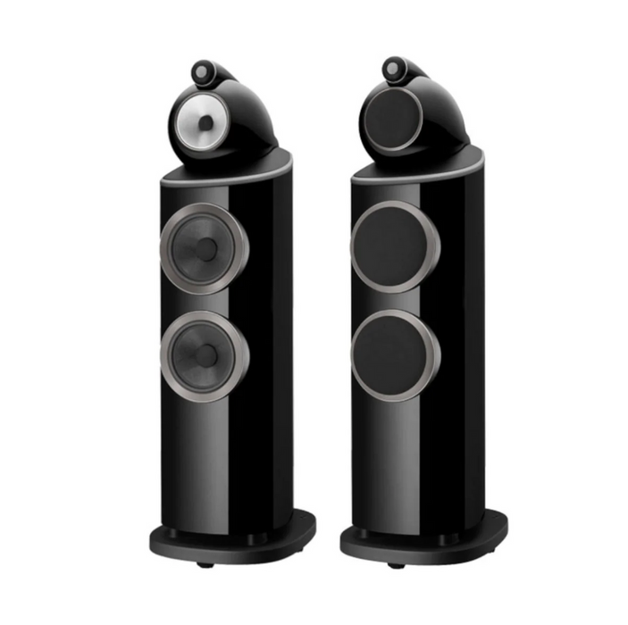 B&W 803 D4 Floorstanding Speakers; Gloss Black Pair (Unused)