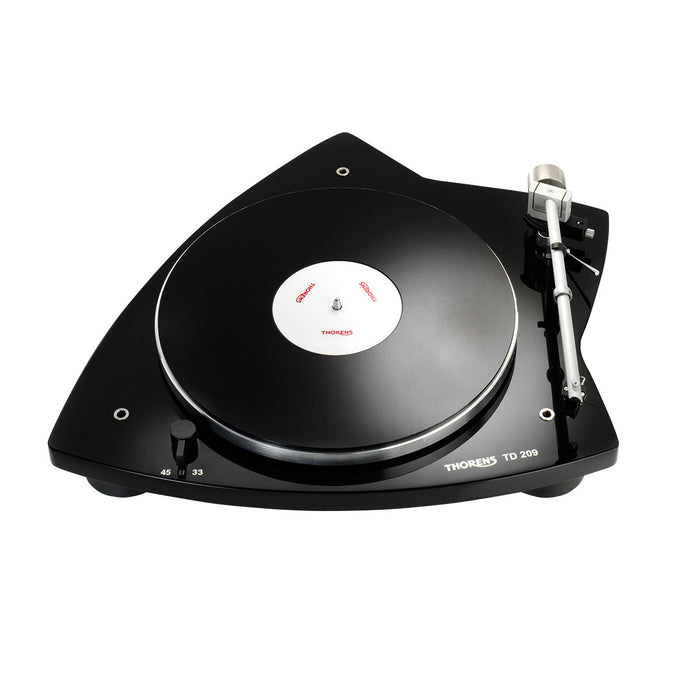Thorens TD 209 Belt Drive Turntable; Black; TAS 267 MM Cartridge (Unused)