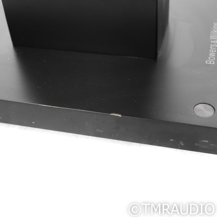 B&W CM6 S2 Bookshelf Speakers; Gloss Black Pair w/ Stands
