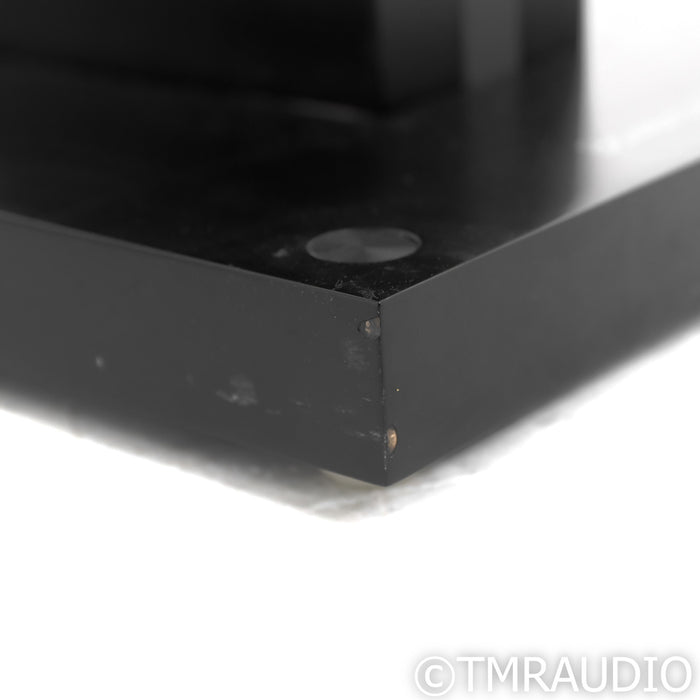B&W CM6 S2 Bookshelf Speakers; Gloss Black Pair w/ Stands