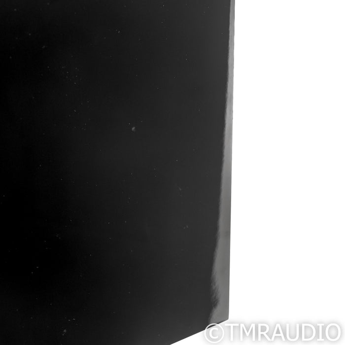 B&W CM6 S2 Bookshelf Speakers; Gloss Black Pair w/ Stands