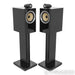 B&W CM6 S2 Bookshelf Speakers; Gloss Black Pair w/ Stands