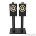B&W CM6 S2 Bookshelf Speakers; Gloss Black Pair w/ Stands
