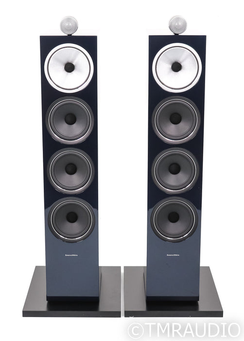 B&W 702 S2 Signature Floorstanding Speakers; Midnight Blue Pair (Open Box)
