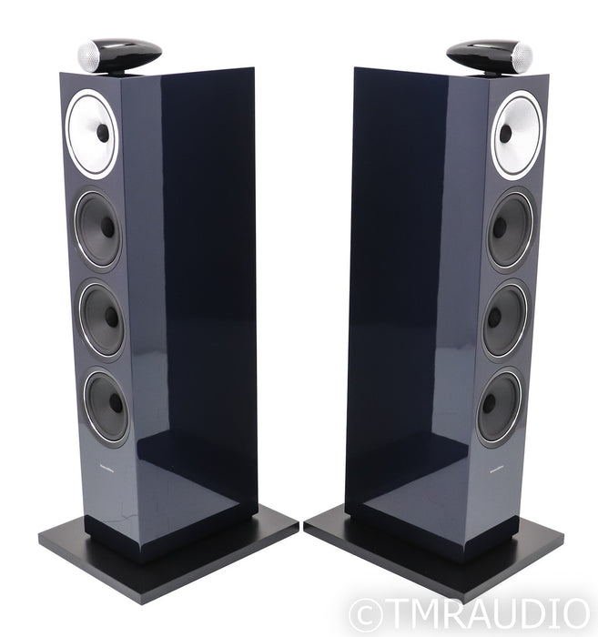B&W 702 S2 Signature Floorstanding Speakers; Midnight Blue Pair (Open Box)