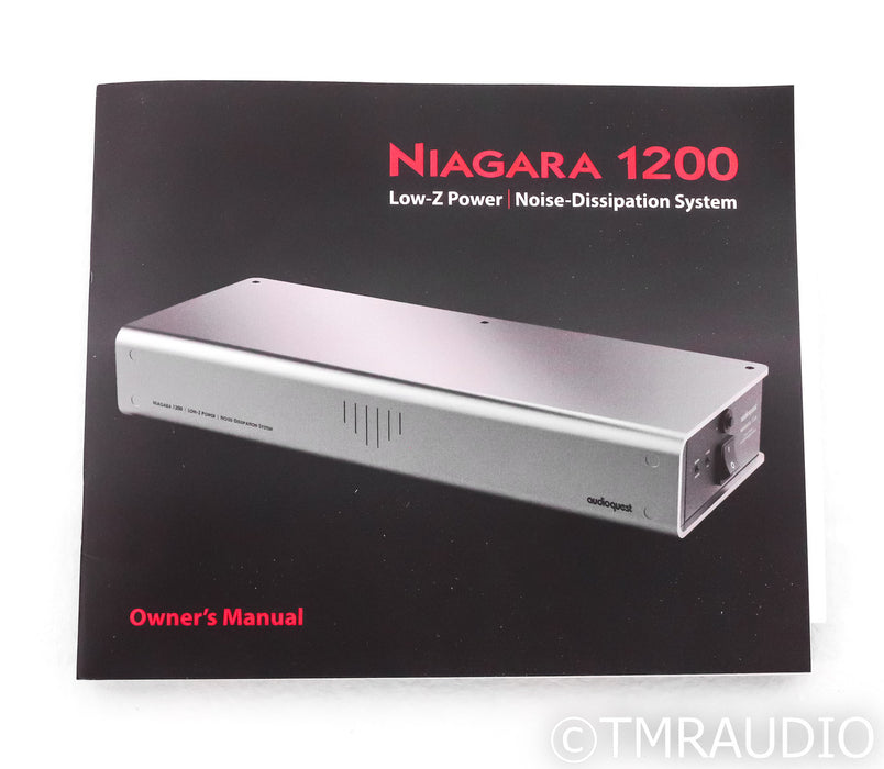 AudioQuest Niagara 1200 AC Power Line Conditioner; (Open Box)