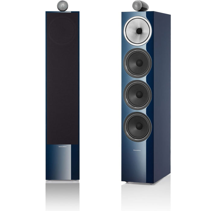 B&W 702 Signature Floorstanding Speakers; Midnight Blue Pair (New)