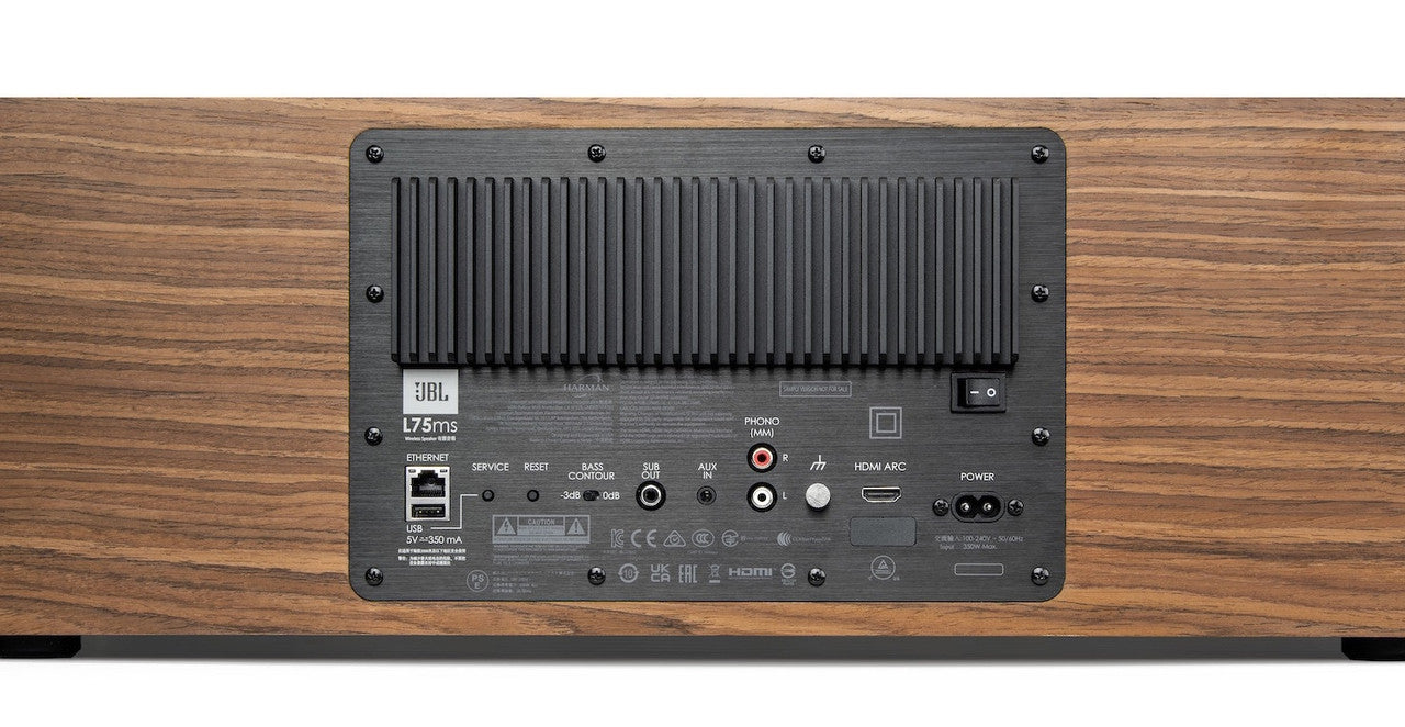 JBL L75ms Powered Network Speaker; Wireless System; MM Phono; Sub Out (Unused)