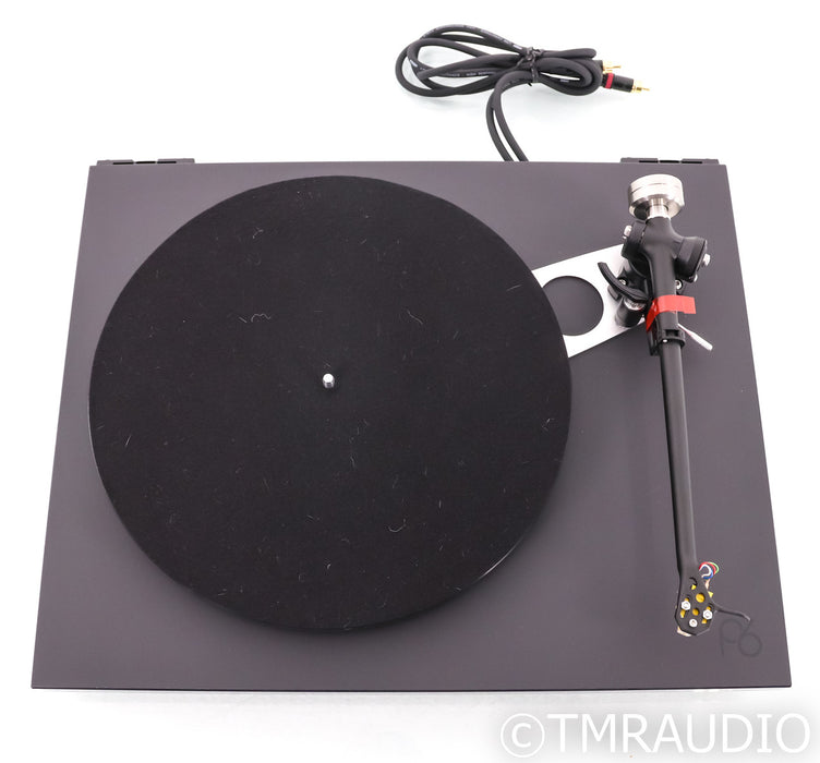 Rega PL6 Belt Drive Turntable; Exact Cartridge; Black; Planar 6 (Open Box)