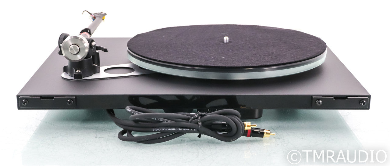 Rega PL6 Belt Drive Turntable; Exact Cartridge; Black; Planar 6 (Open Box)
