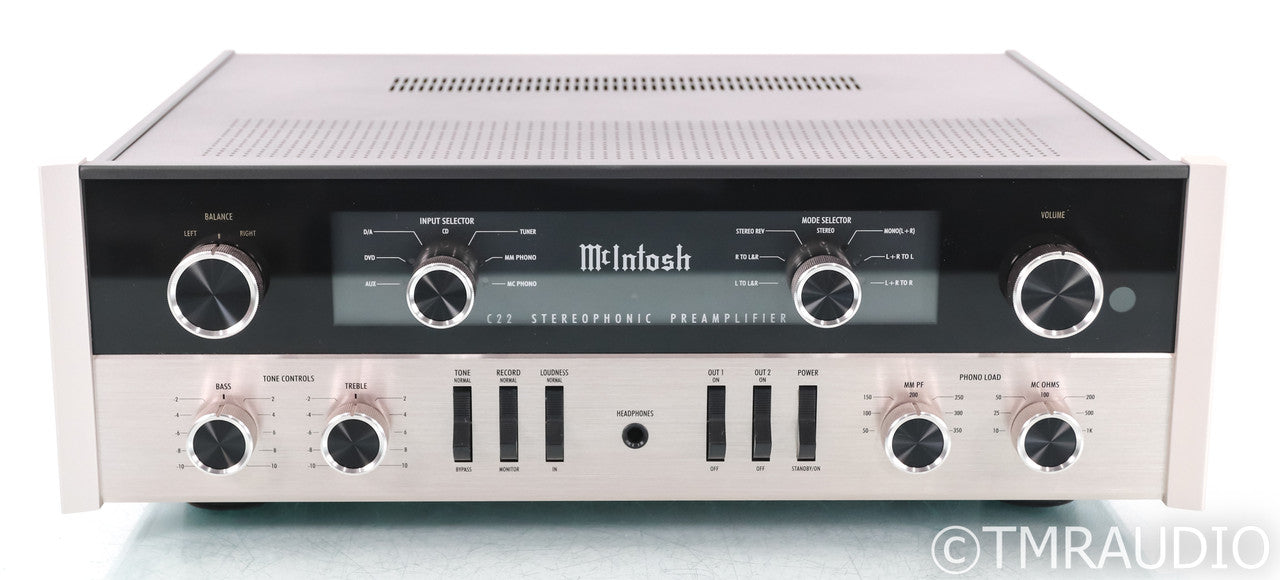 McIntosh C22 MKIV Stereo Tube Preamplifier; C-22; Mark 4; MM / MC Phono