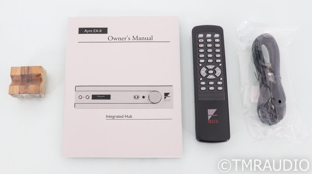 Ayre EX-8 2.0 Stereo Integrated Amplifier; EX8; Silver; Remote