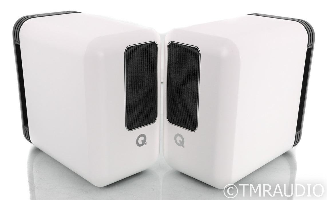 Q Acoustics Q Active 200 Powered Bookshelf Speakers; White Pair; Hub (Open Box)