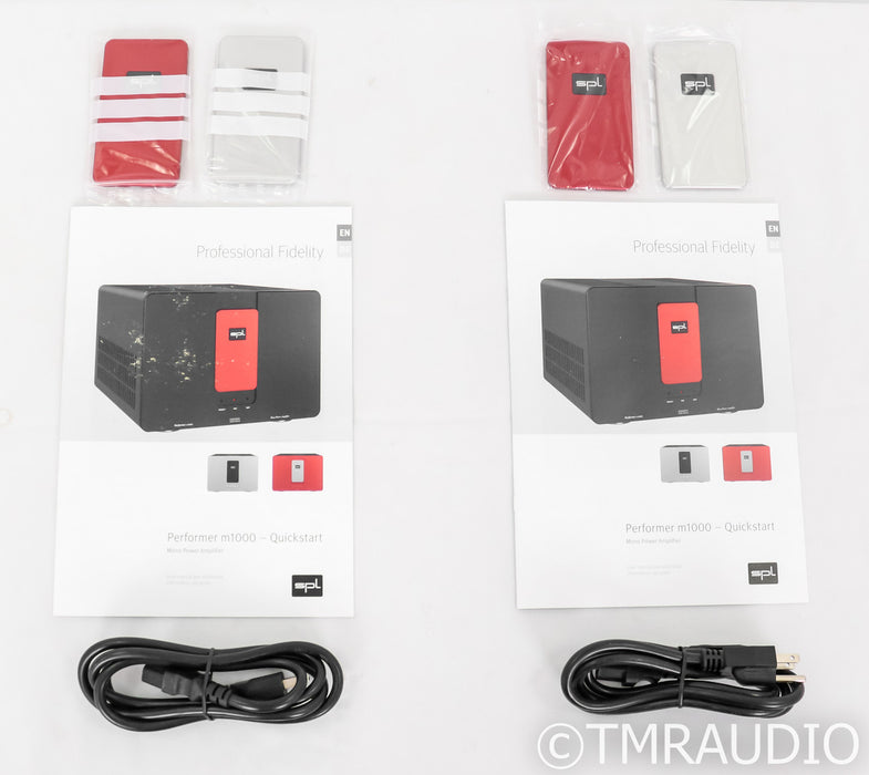 SPL Performer m1000 Mono Power Amplifier; Red Pair; M-1000 (Open Box)