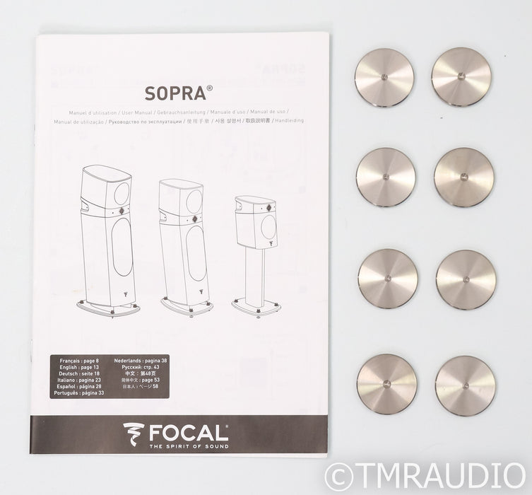 Focal Sopra No.3 Floorstanding Speakers; Audi Blue Pair; N3