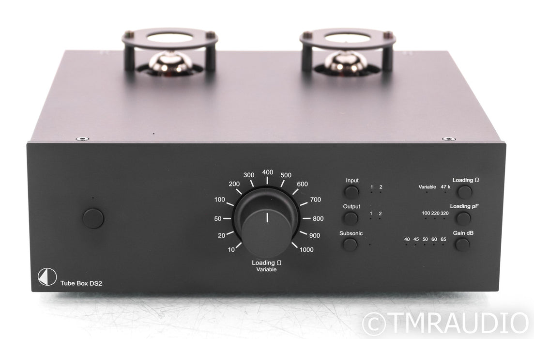 Pro-Ject Tube Box DS2 MM / MC Tube Phono Preamplifier; Black