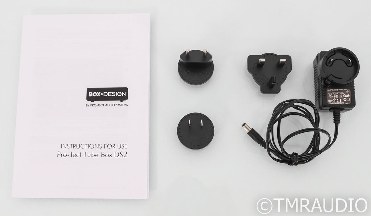Pro-Ject Tube Box DS2 MM / MC Tube Phono Preamplifier; Black