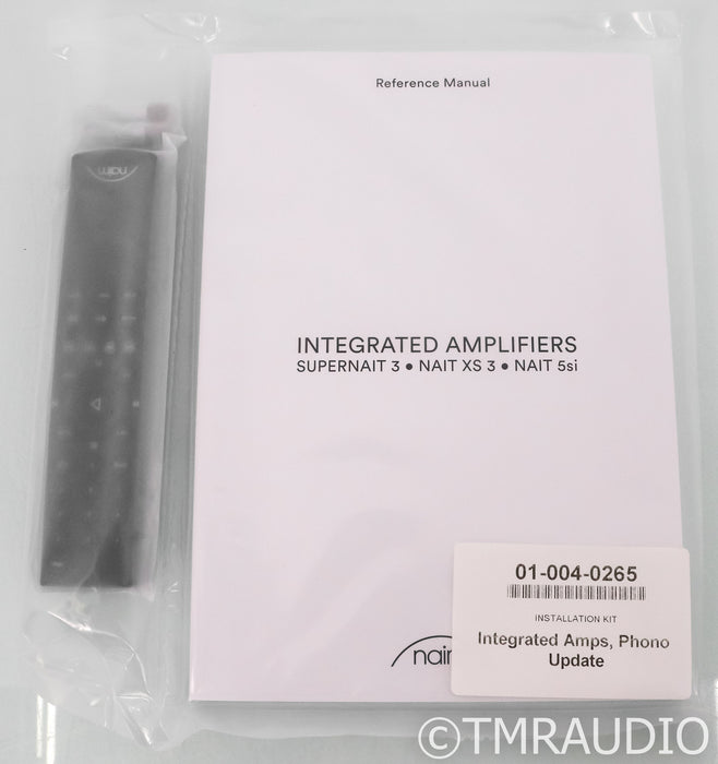 Naim Nait XS 3 Stereo Integrated Amplifiers; Remote; MM Phono (Open Box)