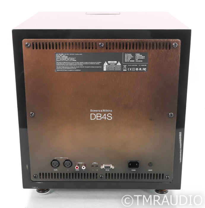 B&W DB4S 10" Powered Subwoofer; DB-4S; Piano Black