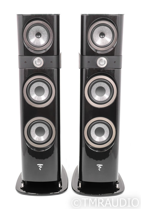 Focal Sopra No. 2 Floorstanding Speakers; Gloss Black Pair (Open Box)