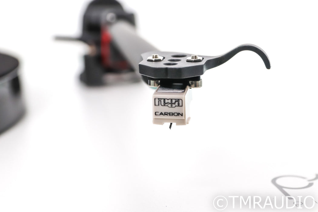 Rega P1 Belt Drive Turntable; White; Carbon Cartridge; MM Phono (Open Box)
