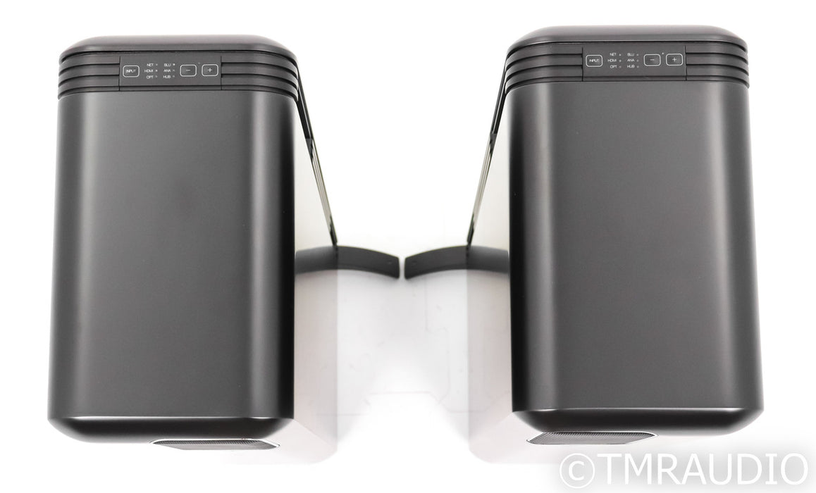 Q Acoustics Q Active 400 Wireless Powered Speakers; Black Pair; Hub (Open Box)