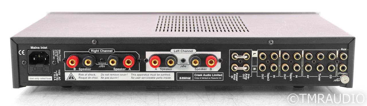Creek Audio 5350 SE Stereo Integrated Amplifier; Special Edition; Remote