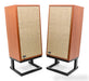 KLH Model Five Floorstanding Speakers; Mahogany Pair w/ Stands (Open Box)