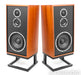KLH Model Five Floorstanding Speakers; Mahogany Pair w/ Stands (Open Box)