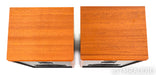 KLH Model Five Floorstanding Speakers; Mahogany Pair w/ Stands (Open Box)