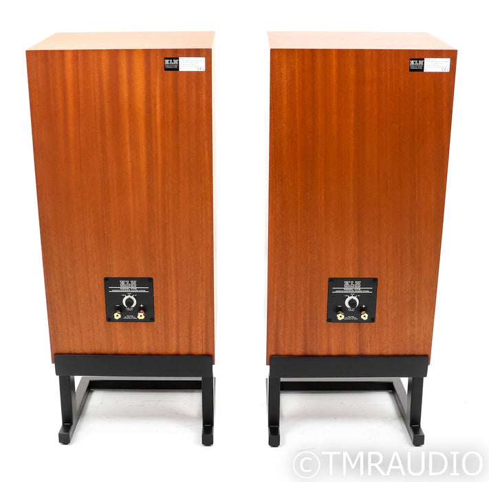KLH Model Five Floorstanding Speakers; Mahogany Pair w/ Stands (Open Box)