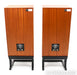 KLH Model Five Floorstanding Speakers; Mahogany Pair w/ Stands (Open Box)