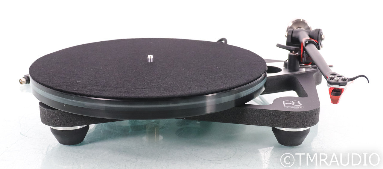 Rega Planar 8 Belt Drive Turntable; P8; Black; Apheta 3 Cartridge (Open Box)