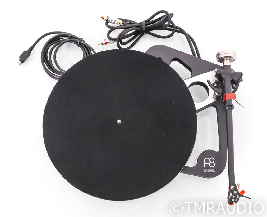 Rega Planar 8 Belt Drive Turntable; P8; Black; Apheta 3 Cartridge (Open Box)