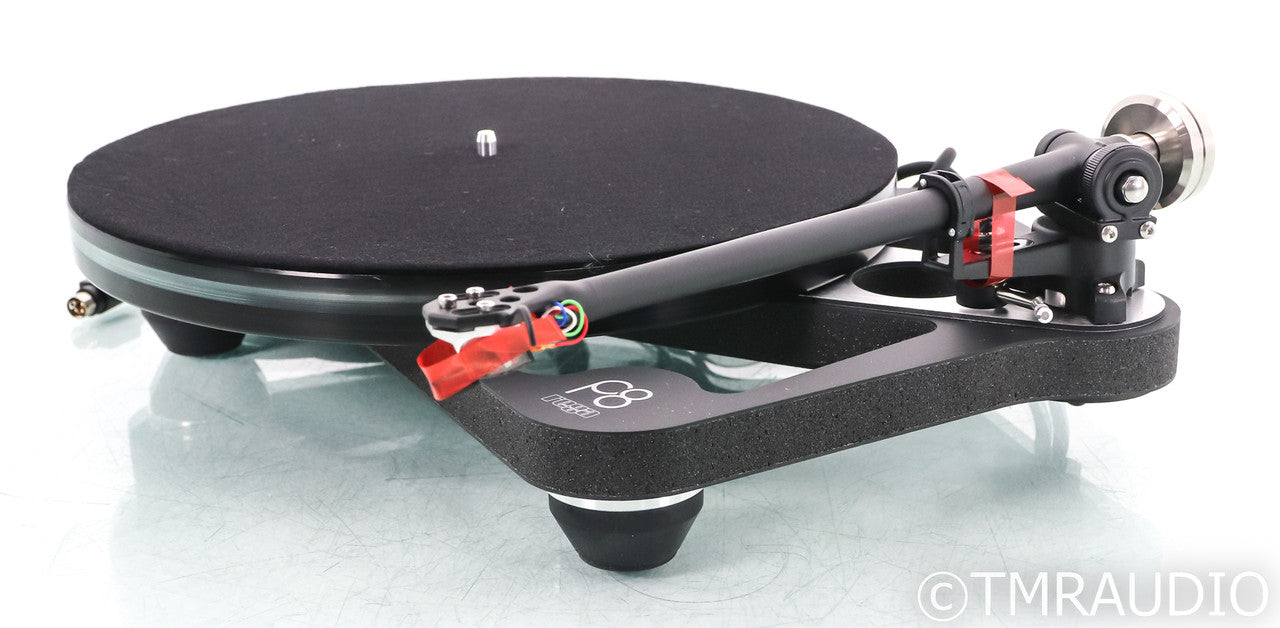 Rega Planar 8 Belt Drive Turntable; P8; Black; Apheta 3 Cartridge (Open Box)