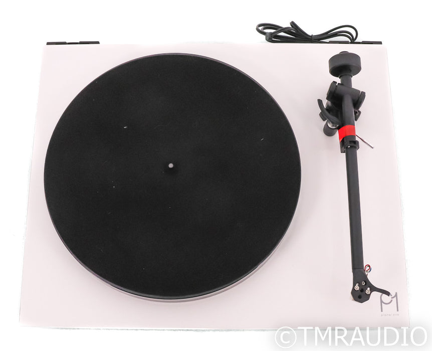 Rega Planar 1 Belt Drive Turntable; P1; White; Carbon Cartridge (Open Box)