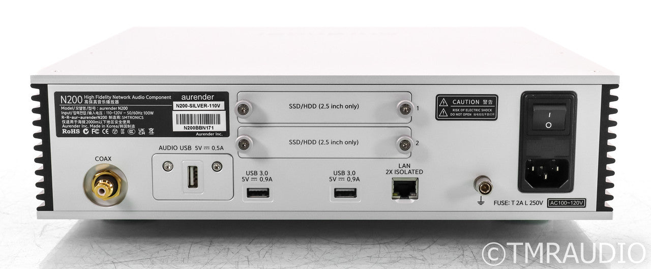 Aurender N200 Music Server / Streamer; Silver (Open Box)