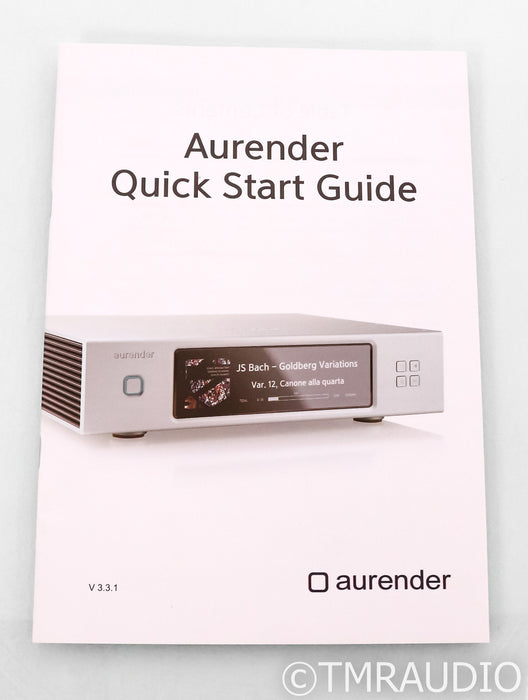 Aurender N200 Music Server / Streamer; Silver (Open Box)