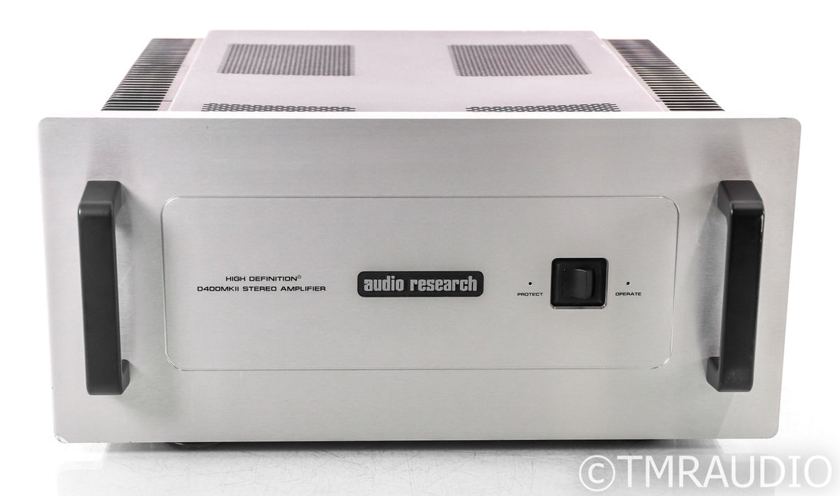 Audio Research D400MKII Stereo Power Amplifier; D-400 Mk2