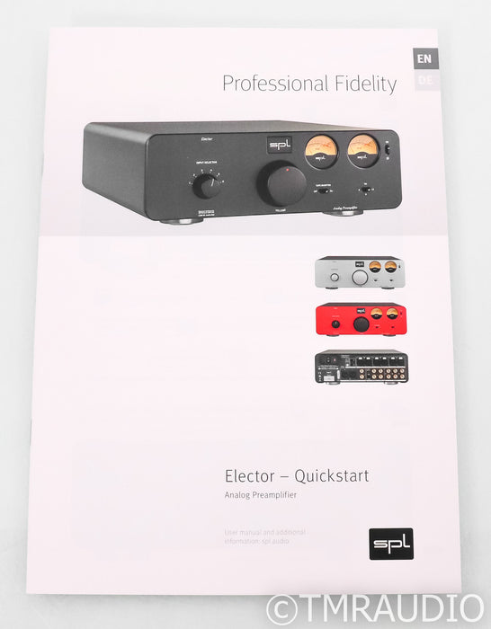 SPL Elector Stereo Preamplifier; Silver (Open Box)