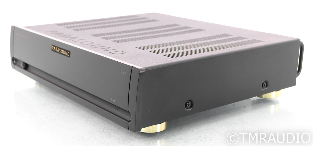 Parasound Halo A 23+ Stereo Power Amplifier; Black