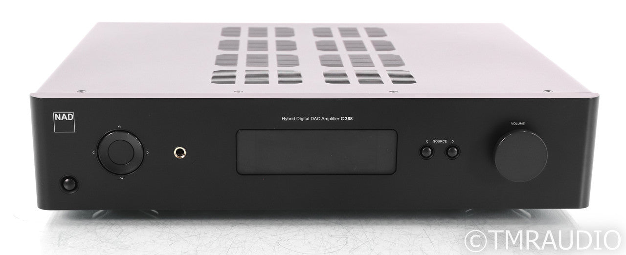 NAD C 368 Stereo Integrated Amplifier; Remote; MM Phono; Digital (Open Box)