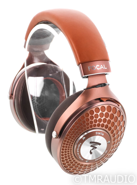 Focal Stellia Closed Back Headphones; Chocolate Leather (Open Box)