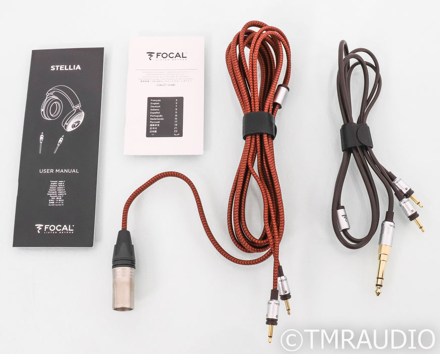 Focal Stellia Closed Back Headphones; Chocolate Leather (Open Box)