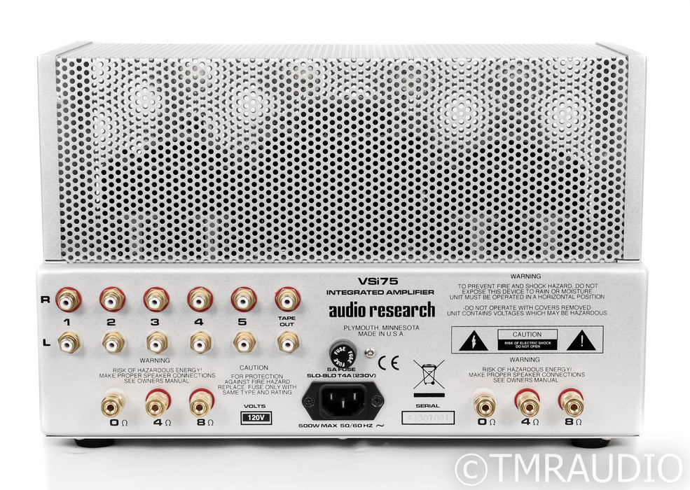 Audio Research VSi75 Stereo Tube Integrated Amplifier; VSi-75; Silver; Remote