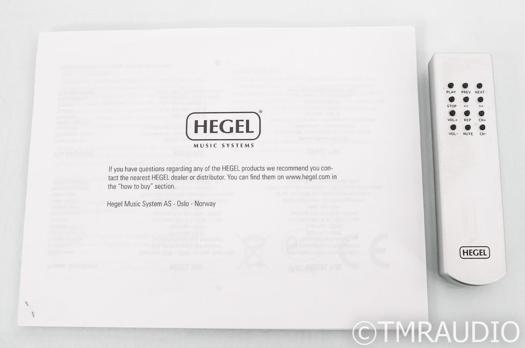 Hegel P20 Stereo Preamplifier; Silver; Remote; P-20